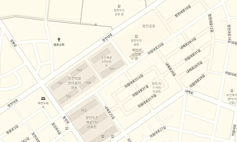 제천바른비자 행정사사무소 위치 지도